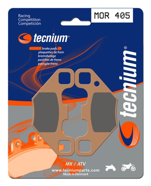 Tecnium Racing MX/ATV pastillas de freno de metal sinterizado - MOR405