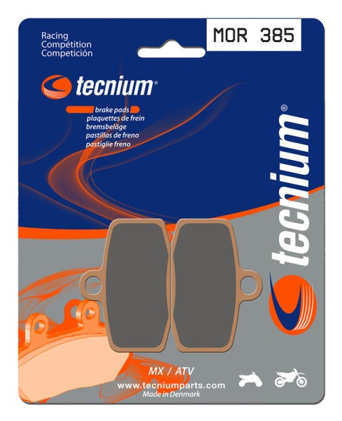 Tecnium Racing MX/ATV pastillas de freno de metal sinterizado - MOR385