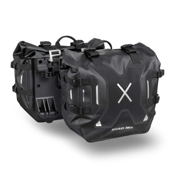 Juego de bolsas laterales Shad TR30, negras, 30 l