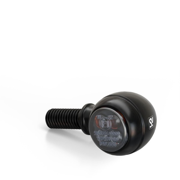 HIGHSIDER Smart Circula-S Indicador LED carcasa negro / lente gris humo (par), delantero y trasero