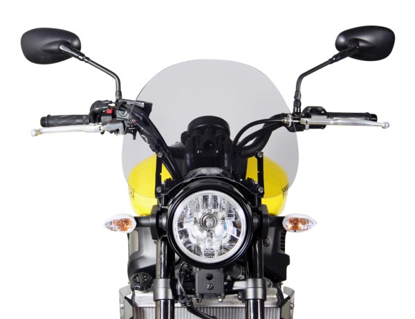 Pantalla Touring MRA "NT" negra para YAMAHA XSR 700 todos los años de fabricación
