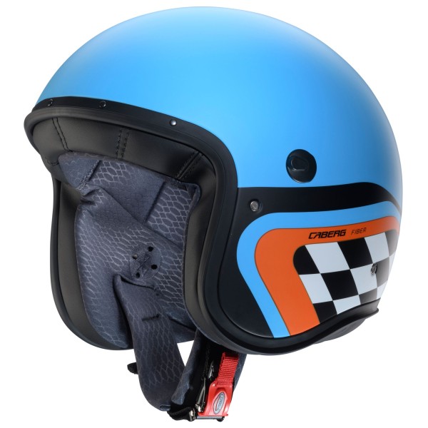 Casco Caberg Freeride X Daytona mate-azul claro/negro-naranja
