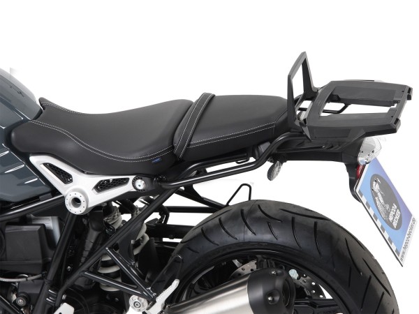 Portamaletas Alurack negro para BMW R nineT Pure (17-23) Hepco & Becker