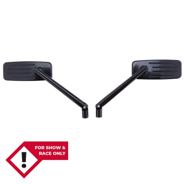 HIGHSIDER pro espejo carenado Action Negro (par)