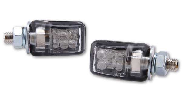 HIGHSIDER Smart Picco Indicador LED carcasa negro / lente transparente (par), trasero