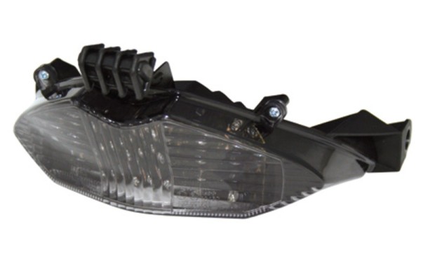 HIGHSIDER piloto trasero LED inteligente negro estilo Suzuki, homologado E (1ud.)