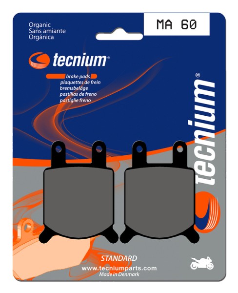 Pastillas de Freno Tecnium Street Orgánicas - MA60