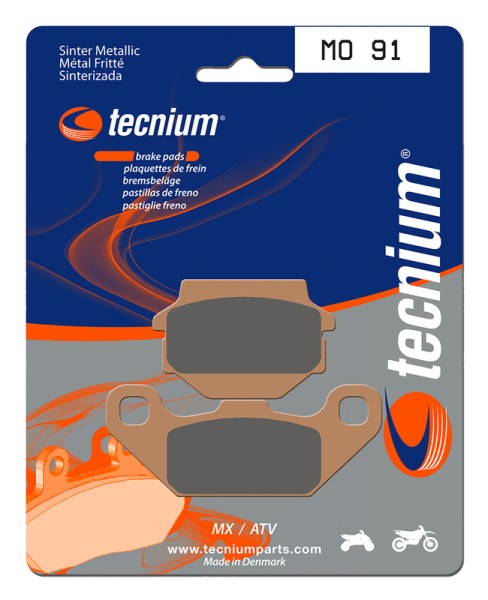 Pastillas de freno de metal sinterizado Tecnium MX/ATV - MO91