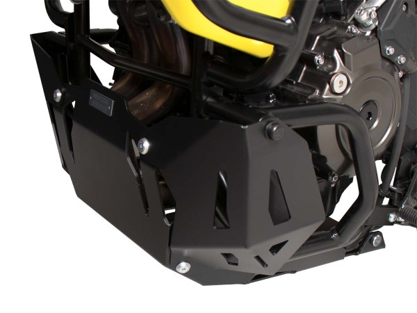 Placa de protección del motor negra para Suzuki V-Strom 800 (24-) Hepco & Becker