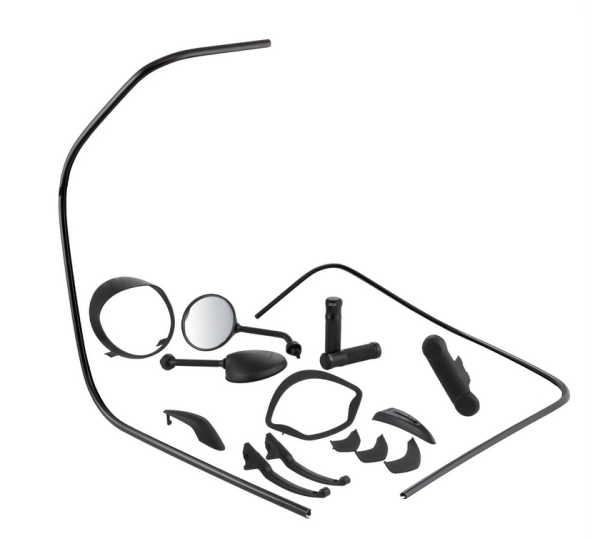 Kit de styling "Black Edition" para Vespa GTS/GTS Super HPE 125/300 (19-22), negro mate