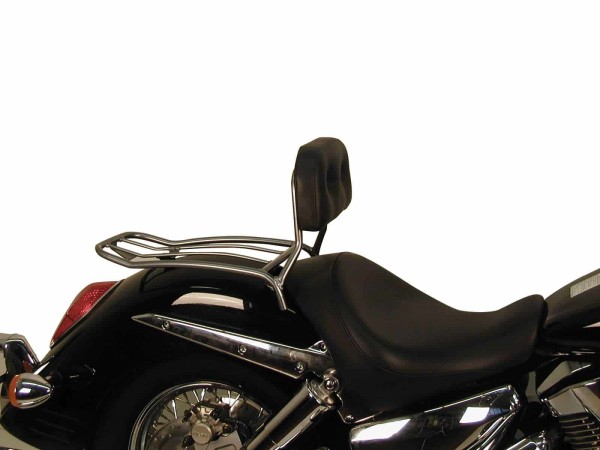 Solorack con respaldo cromado para Honda VTX 1300 (03-07) Hepco & Becker