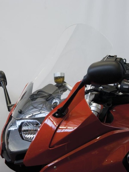 Parabrisas sobredimensionado, tipo original, sobre soportes originales para BMW F 800 GT (12-19), humo claro