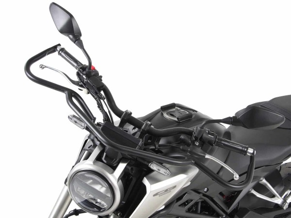 Barra protectora delantera negra para Honda CB 125 R (18-24) Hepco & Becker