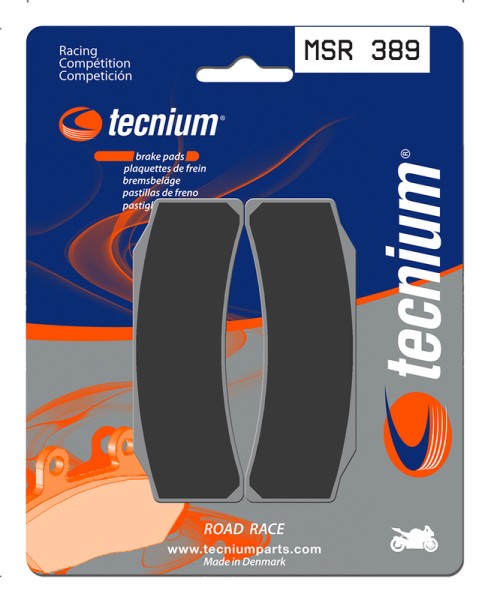 Pastillas de freno de metal sinterizado Tecnium Professional Racing - MSR389