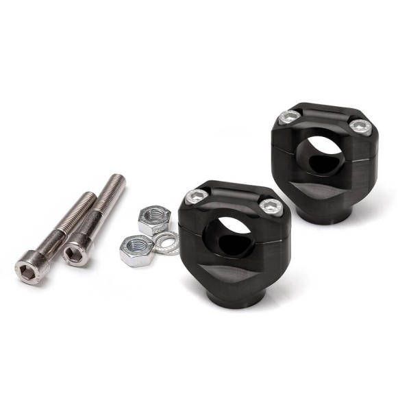 LSL Klemmbockset 22,2 mm, schwarz