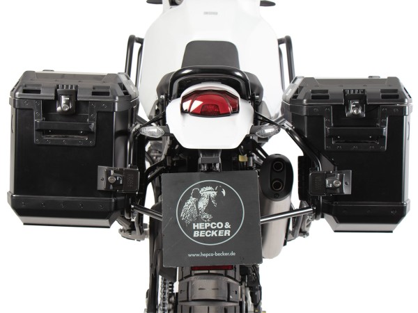 Juego portaequipajes Portaequipajes Cutout incl. juego portaequipajes Xplorer Cutout negro para Ducati DesertX (22-)