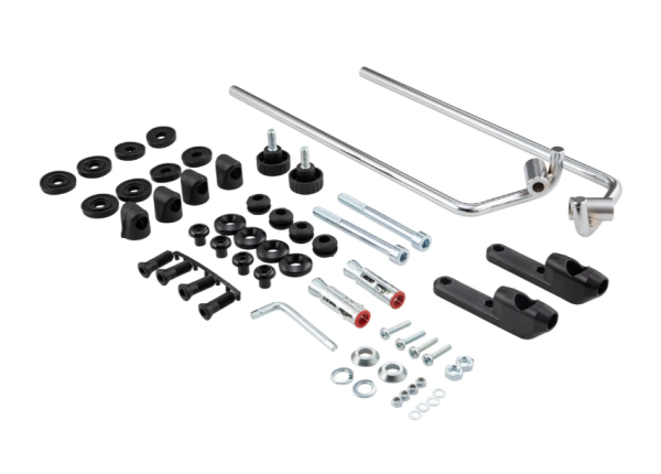 Material de montaje parabrisas FACO "Twin-Screen" para Vespa Primavera 50-150cc 2T/4T