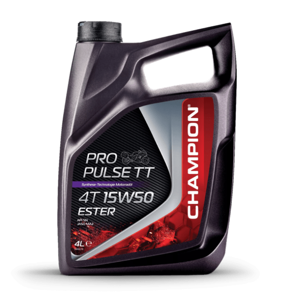 CHAMPION® Aceite de motor Pro Pulse TT 4T 15W-50 Ester - 4 litros