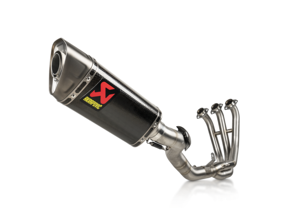 Sistema de escape Akrapovic Racing Line (Carbono) para Yamaha Tracer 9 / GT / GT+, 2025