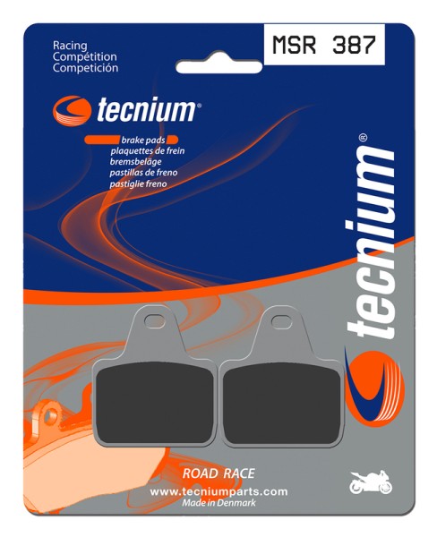 Pastillas de freno de metal sinterizado Tecnium Professional Racing - MSR387