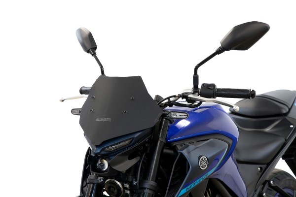 Parabrisas bajo en negro mate para la Yamaha MT-03 (22-)