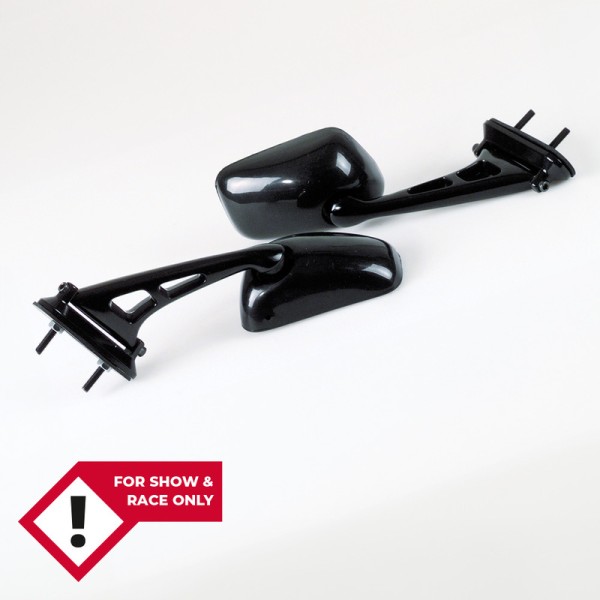HIGHSIDER espejo carenado inteligente Race negro (par)