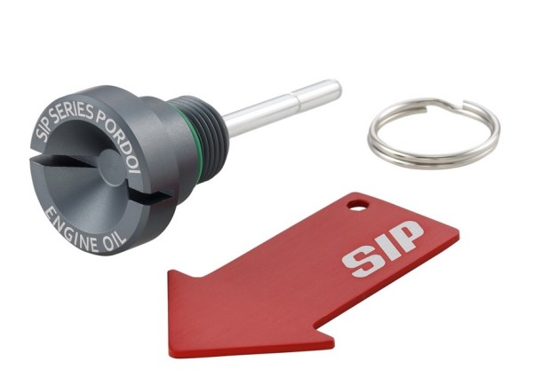 Tapón de llenado de aceite del motor para Vespa, gris mate