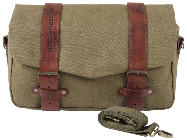 Bolsa de mensajero LEGACY M verde para transportín C-Bow Hepco & Becker