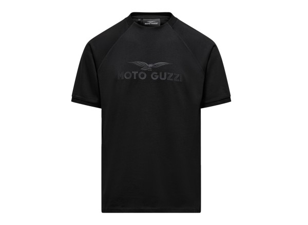 Camiseta Moto Guzzi hombre negra