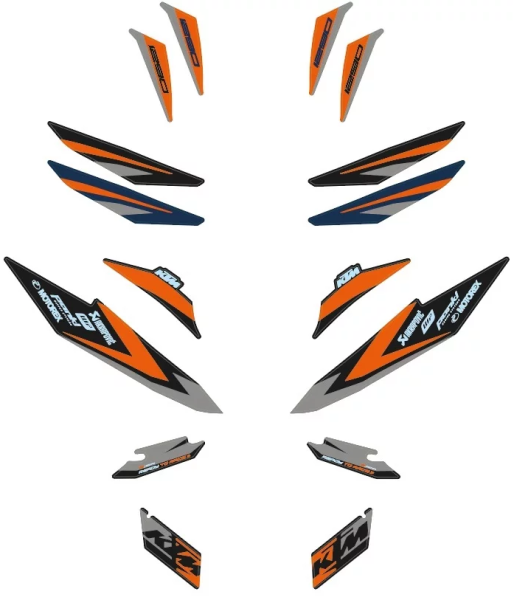 Kit de gráficos de fábrica KTM