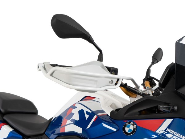 Juego de protectores de puños blancos para BMW F 450 GS (25-) de Hepco & Becker