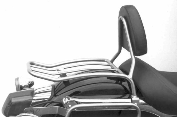 Solorack con respaldo cromado para Honda VT 125 C2 Shadow (99-00) Hepco & Becker