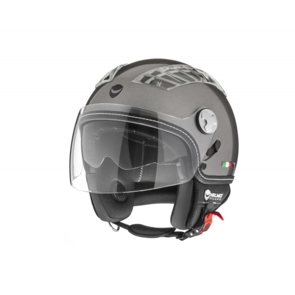 Helmo Milano Demi Jet, Turbina, gris