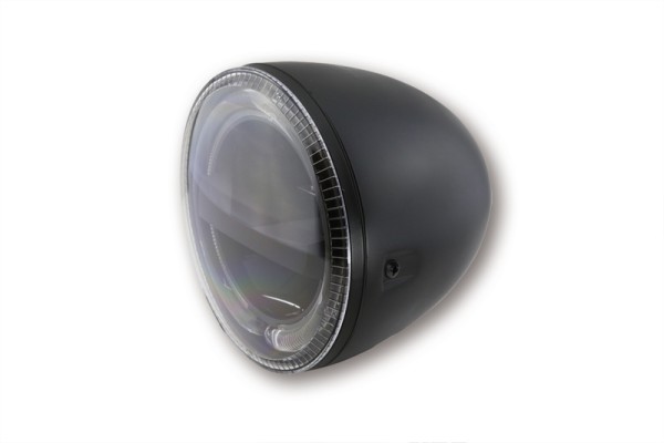 HIGHSIDER pro 5 3/4 pulgadas faro Circle LED negro homologado E (1ud.)