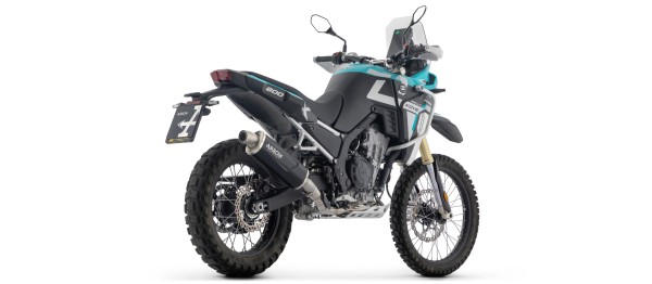 ARROW Auspuff INDY RACE EVO DARK Aluminium schwarz für KOVE 800X Pro, Rally, Modelljahr 2025-