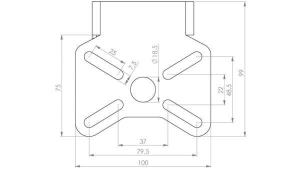 HIGHSIDER soporte de matrícula pro Akron-RS Pro Universal